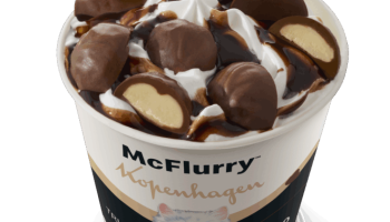 McFlurry Trufa Língua de Gato Duo volta ao cardápio do Méqui em parceria com a Kopenhagen