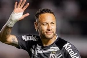 Neymar em jogo — Foto: Santos Futebol Clube