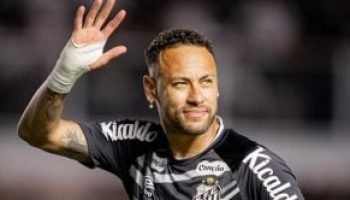 Neymar em jogo — Foto: Santos Futebol Clube