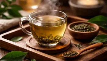 Chá-verde noturno redefine a pele em semanas