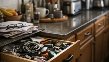 Bancada da cozinha: o ponto que causa exaustão visual mesmo após faxina
