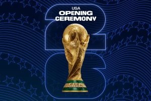 Imagem de divulgação da cerimônia de abertura dos Estados Unidos para a Copa do