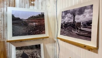 Exposição revela impacto de obras em Foz com ruído de motosserras e nascentes soterradas