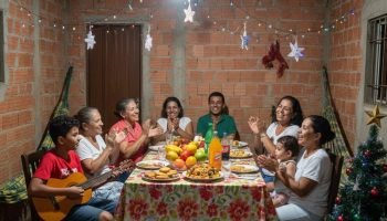 Paulinho aprende a celebrar o Natal com Iolanda