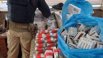 A PRF apreendeu medicamentos e anabolizantes irregulares na BR-277 em Santa Tere