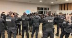 Forças de segurança estiveram nas ruas nas primeiras horas desta quinta-feira (30) em Laranjeiras do Sul e Ibema (Foto: PCPR)