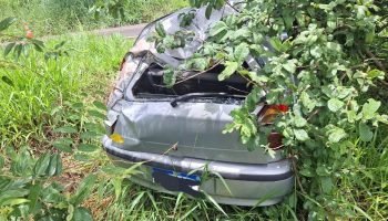 Homem de 35 anos morre em acidente na PR-180, em Cascavel, no trecho entre Juvinópolis e PR-484