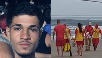 Adolescente em prancha é arrastado pelo mar e morre afogado em Pontal do PR