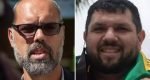 Allan dos Santos e Oswaldo Eustáquio moram atualmente no exterior (colagem)