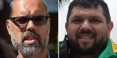 Allan dos Santos e Oswaldo Eustáquio moram atualmente no exterior (colagem)