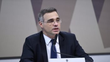 André Mendonça assume relatoria. — Foto: Reprodução TV Senado