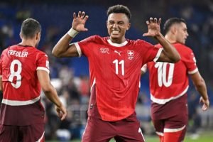 Atacante da seleção da Suíça, Dan Ndoye — Foto: Atacante da seleção da Suíça, Da