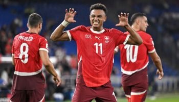 Atacante da seleção da Suíça, Dan Ndoye — Foto: Atacante da seleção da Suíça, Da