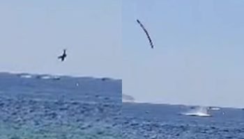 Piloto morre após avião ultraleve cair no mar em Copacabana durante seu primeiro voo