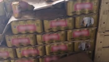 Polícia apreende galpão com bebidas adulteradas e vencidas no litoral do Paraná