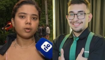 Roberto e amiga brigam durante trilha no Pico Paraná