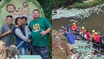 Caminhoneiro morre ao tombar com carga de cerveja