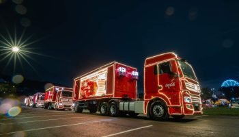 Coca-Cola realiza caravana de Natal em Curitiba