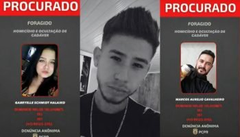Ex-namorada de jovem encontrado morto em rio na Grande Curitiba é considerada foragida