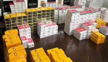 Polícia apreende 1,680 celulares importados ilegalmente em Curitiba