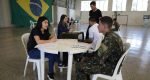 Militares participam de feira de empregos para buscar novas oportunidades no mer