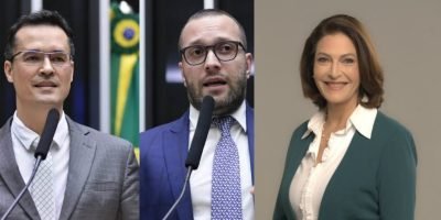 Deltan Dallagnol, Filipe Barros e Cristina Graeml (Colagem)