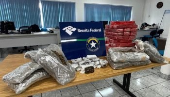 Receita Federal apreende quase 30 kg de drogas em fiscalizações de transportadoras em Cascavel