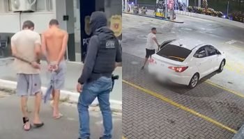 Dupla suspeita de assaltar motorista de aplicativo é presa em menos de 24h