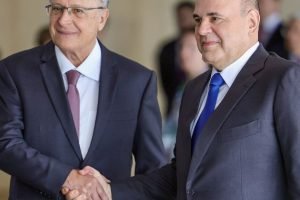 Evento em Brasília reuniu autoridades para discutir parcerias comerciais. — Foto