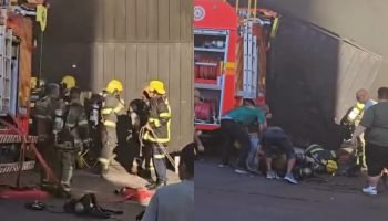 Explosão em supermercado ferida bombeiros no Rio Grande do Sul