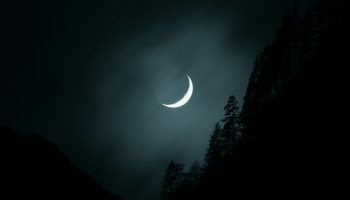 Lua está crescente nesta terça