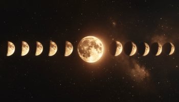 Lua em janeiro segue calendário lunar detalhado