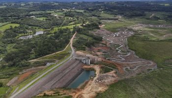 Sanepar inicia enchimento da barragem do Reservatório Miringuava
