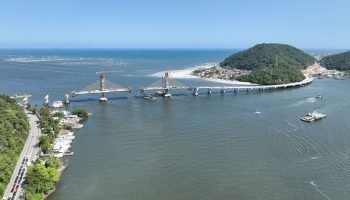 Ponte de Guaratuba atinge 88% de execução ao concluir todas as estacas