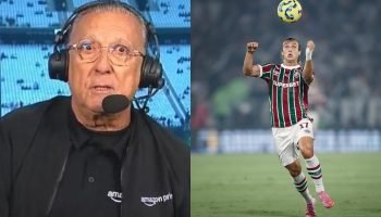 Galvão Bueno chama jogador do Fluminense de 'Chernobyl'