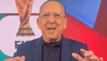 Galvão Bueno sai do hospital no Paraná