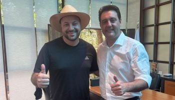 Geraldo Mendes e Ratinho Junior (Foto: Ascom/GM)