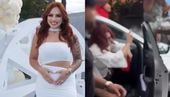 Influenciadora grávida leva spray de pimenta no rosto durante ação policial