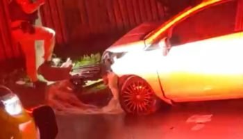 O caso aconteceu na Rua Sebastião Marcos Luiz — Foto: O caso aconteceu na Rua Se