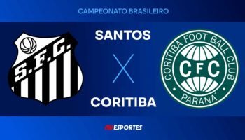Santos x Coritiba — Foto: Santos x Coritiba