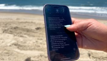 Defesa Civil envia alertas de clima no litoral