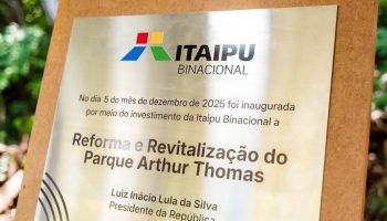 Itaipu investe R$ 4,3 milhões e entrega Parque Arthur Thomas reaberto em Londrina