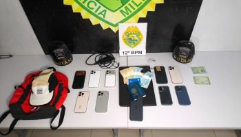 Jogador de sub-20 é preso com quadrilha de SP após furto de celulares em Curitiba