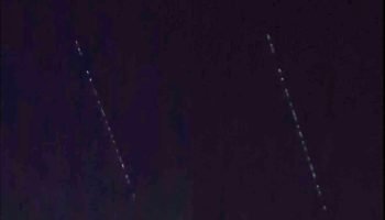 Moradores de Ponta Grossa veem fila de luzes no céu