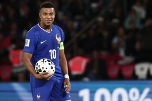 Mbappé, jogador da França — Foto: Mbappé, jogador da França Thibaud MORITZ / AFP