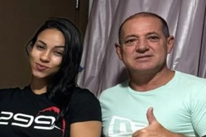 Foto: José Carlos Andrade Nogueira e a filha, Karla Thaynnara Nogueira, em image