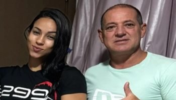Foto: José Carlos Andrade Nogueira e a filha, Karla Thaynnara Nogueira, em image