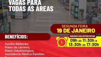 Supermercado faz mutirão de empregos, incluindo vagas sem pedir experiência