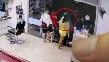 Cliente tenta impedir ataque a mulher em barbearia