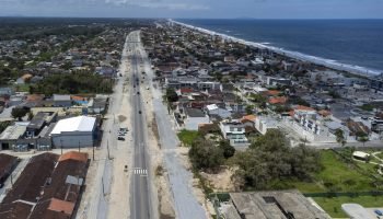 Duplicação em concreto da PR-412 entre Matinhos e Pontal do Paraná atinge 6,53%